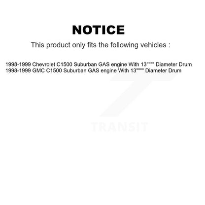 [Avant et Arrière] Disque et plaquette de frein pour C1500 Suburban Chevrolet GMC K8C-103267