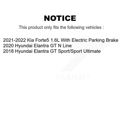 [Avant et Arrière] Disque et plaquette de frein pour Hyundai Elantra GT Kia Forte5 K8C-103280