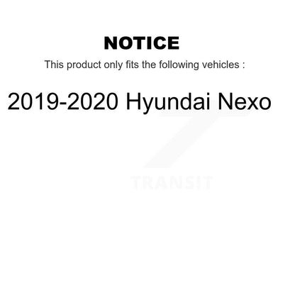 [Avant et Arrière] Disque et plaquette de frein pour 2019-2020 Hyundai Nexo K8C-103290