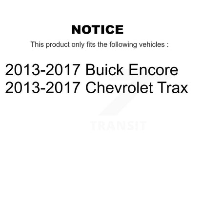 [Avant et Arrière] Disque et plaquette de frein pour 2013-2017 Chevrolet Trax Buick Encore K8C-103421