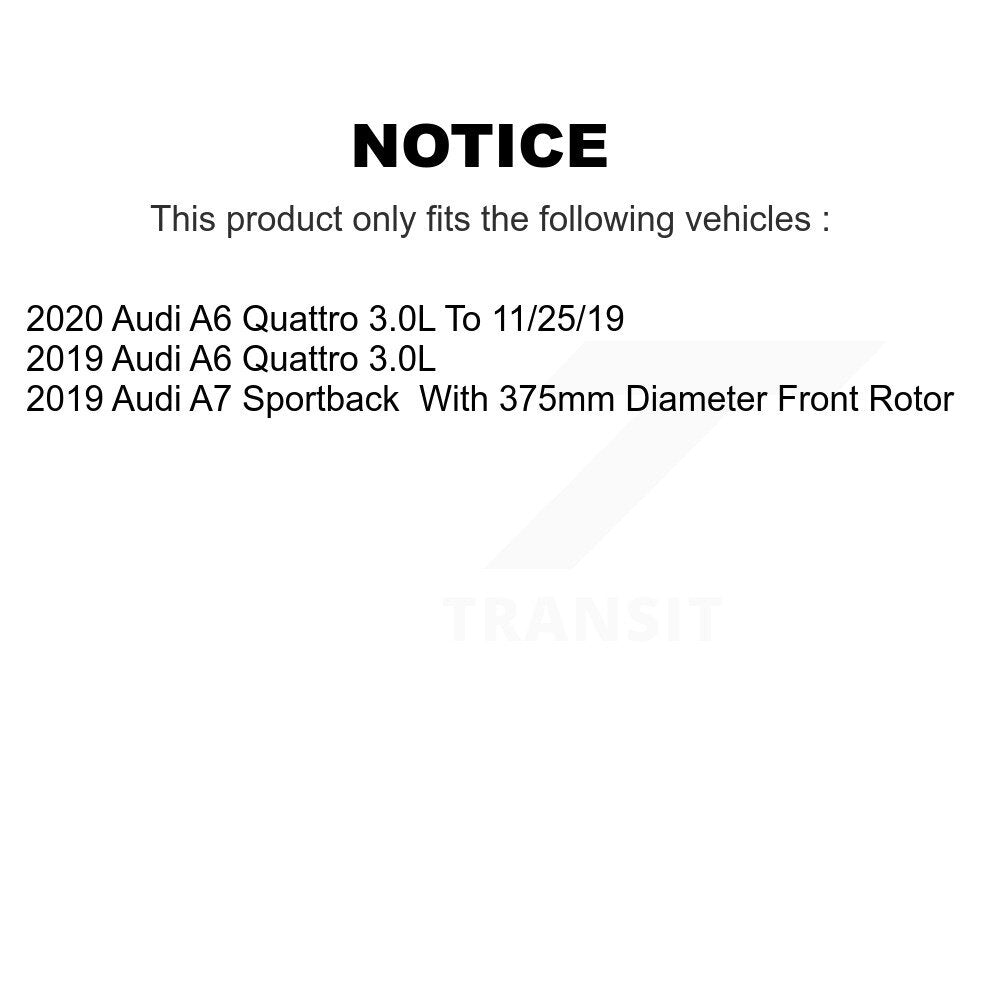 [Avant et Arrière] Disque et plaquette de frein pour Audi A6 Quattro A7 Sportback K8C-103440