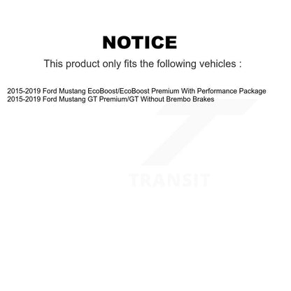 [Avant] Disque et plaquette de frein pour Ford Mustang K8C-103469