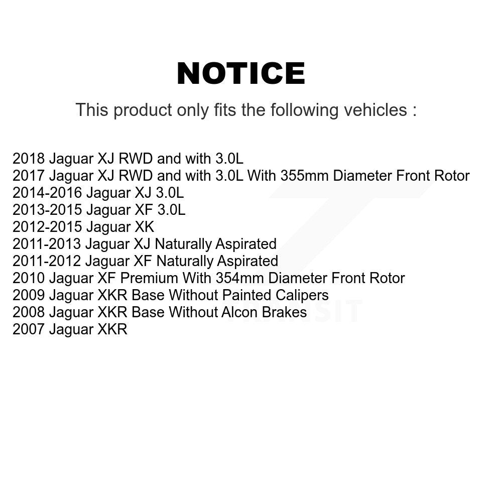 [Avant] Disque et plaquette de frein pour Jaguar XF XJ XKR XK Super V8 K8C-103471