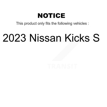 [Avant] Disque et plaquette de frein pour 2024 Nissan Sentra S SV SR K8C-103493