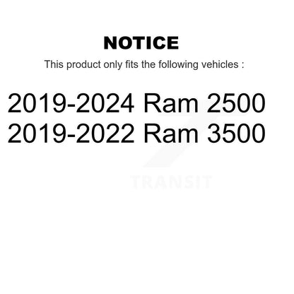 [Avant] Disque et plaquette de frein pour Ram 2500 3500 K8C-103509