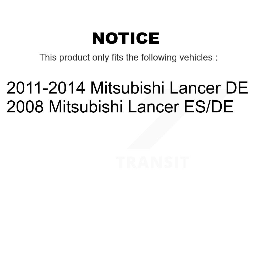 [Avant et Arrière] Disque et plaquette de frein pour Mitsubishi Lancer K8C-103564