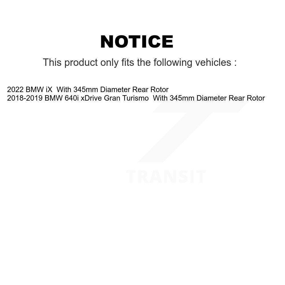 [Avant et Arrière] Disque et plaquette de frein pour BMW iX 640i xDrive Gran Turismo K8C-103576