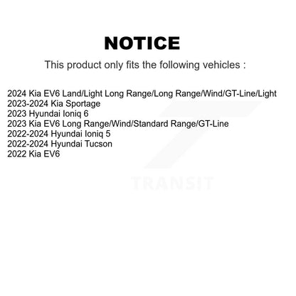[Avant] Disque et plaquette de frein pour Hyundai Tucson Kia Sportage Ioniq 5 EV6 6 K8C-103703