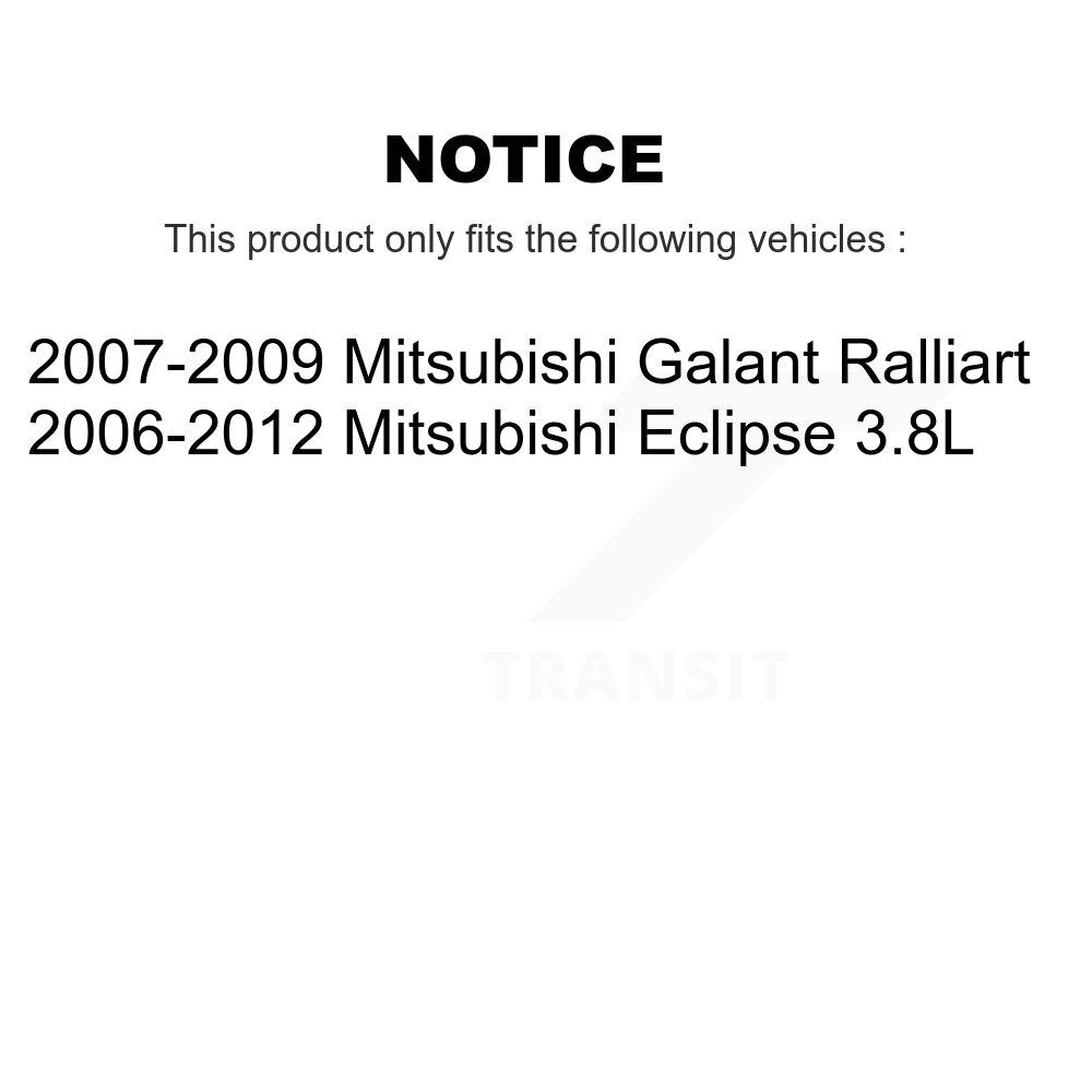 [Arrière] Disque et plaquette de frein pour Mitsubishi Eclipse Galant K8C-103715