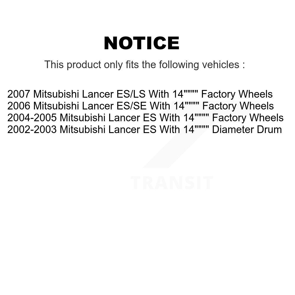 [Avant et Arrière] Disque et plaquette de frein pour Mitsubishi Lancer K8C-103790