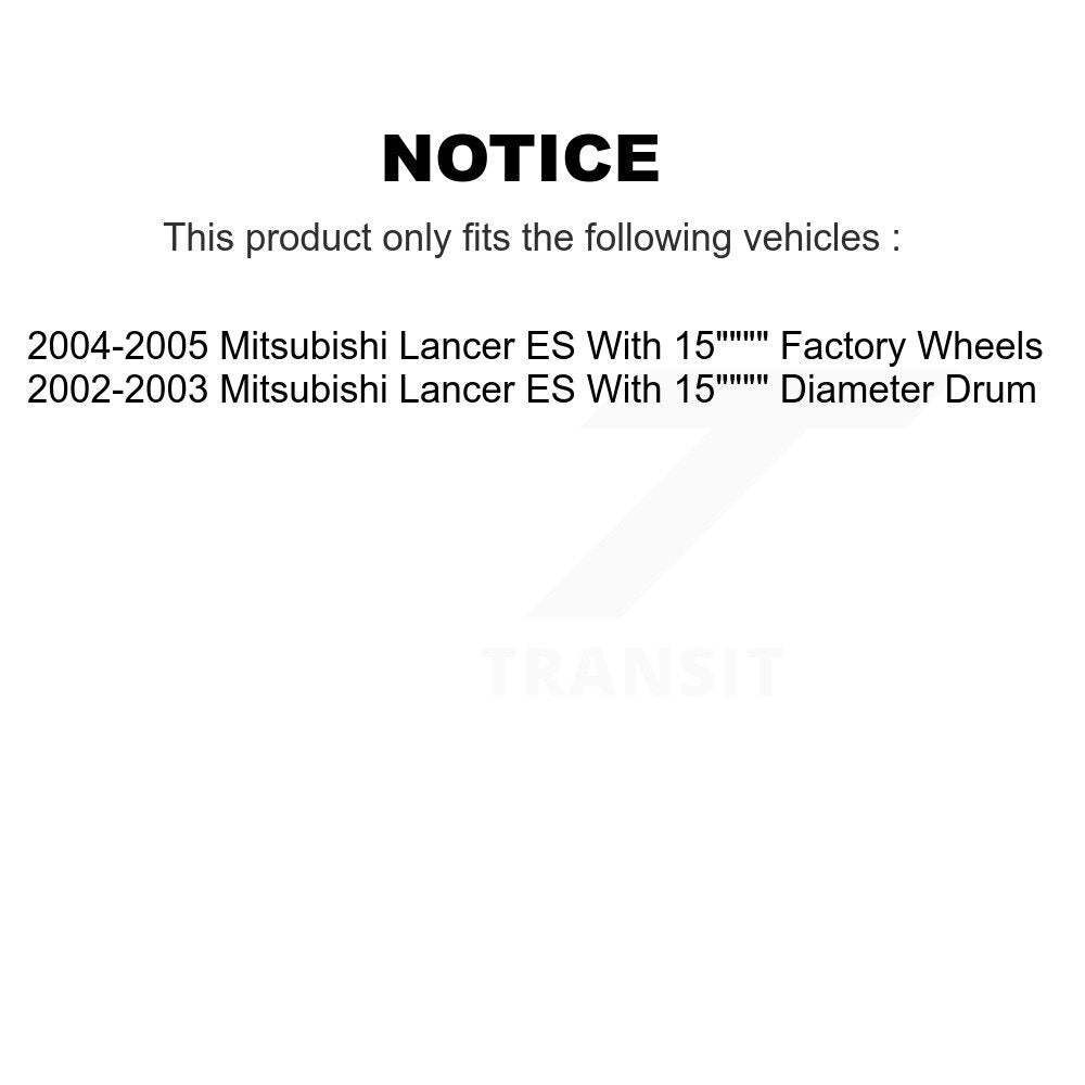 [Avant et Arrière] Disque et plaquette de frein pour Mitsubishi Lancer ES K8C-103791