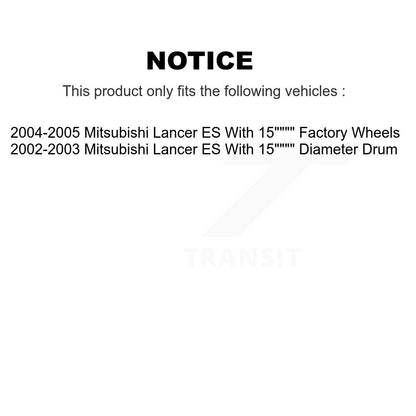 [Avant et Arrière] Disque et plaquette de frein pour Mitsubishi Lancer ES K8C-103791