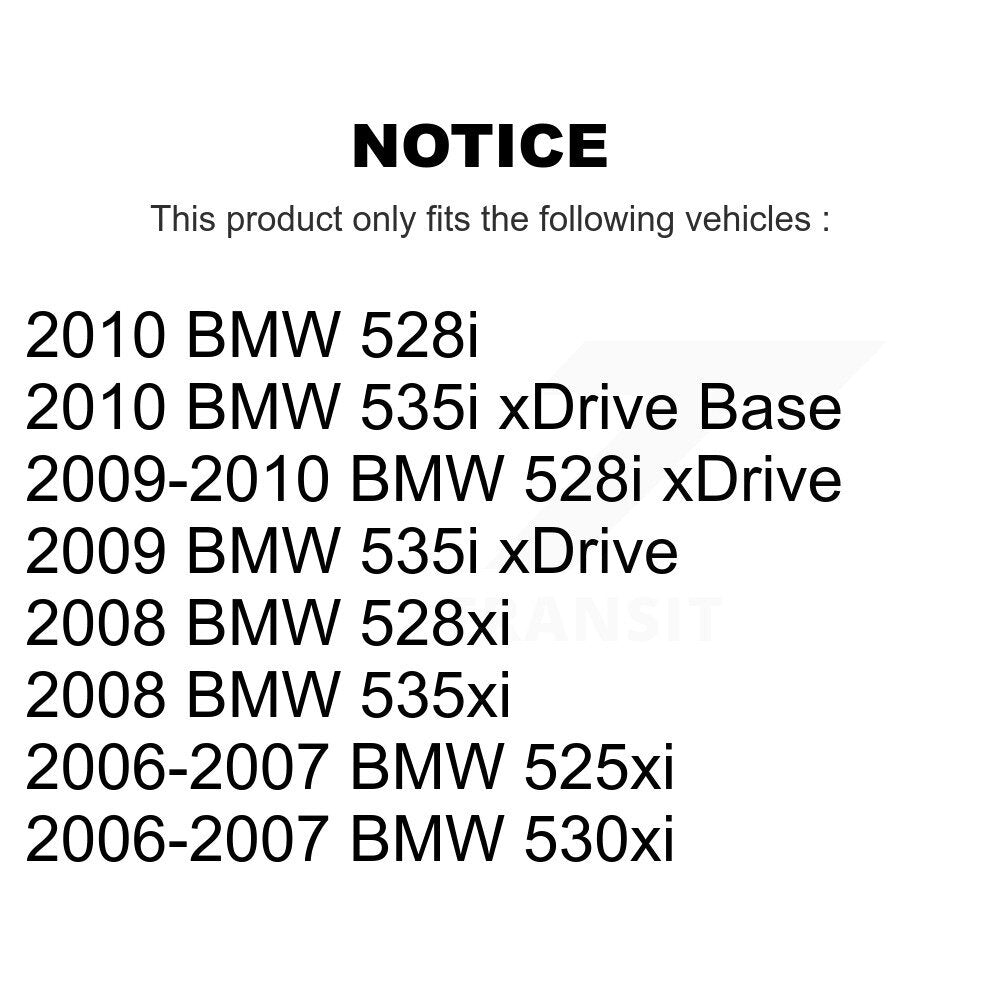 [Arrière] Disque et plaquette de frein pour BMW 530xi 528i xDrive 535i 535xi K8C-103851