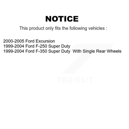 [Arrière] Disque et plaquette de frein pour Ford F-350 Super Duty F-250 Excursion K8C-103922