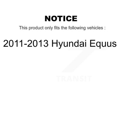 [Arrière] Disque et plaquette de frein pour 2011-2013 Hyundai Equus K8C-103939