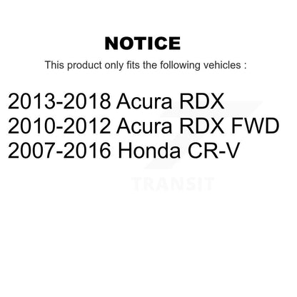 [Arrière] Disque et plaquette de frein pour Honda CR-V Acura RDX K8C-103954