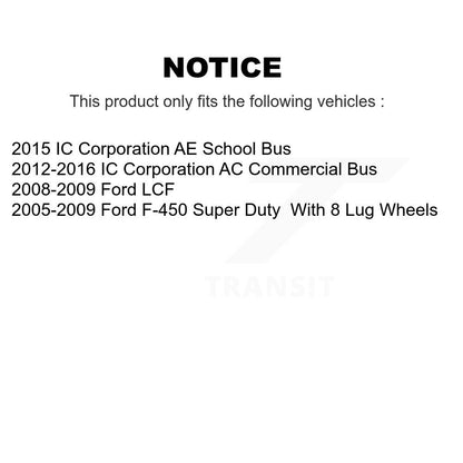 [Arrière] Disque et plaquette de frein pour Ford F-450 Super Duty IC Corporation K8C-104029