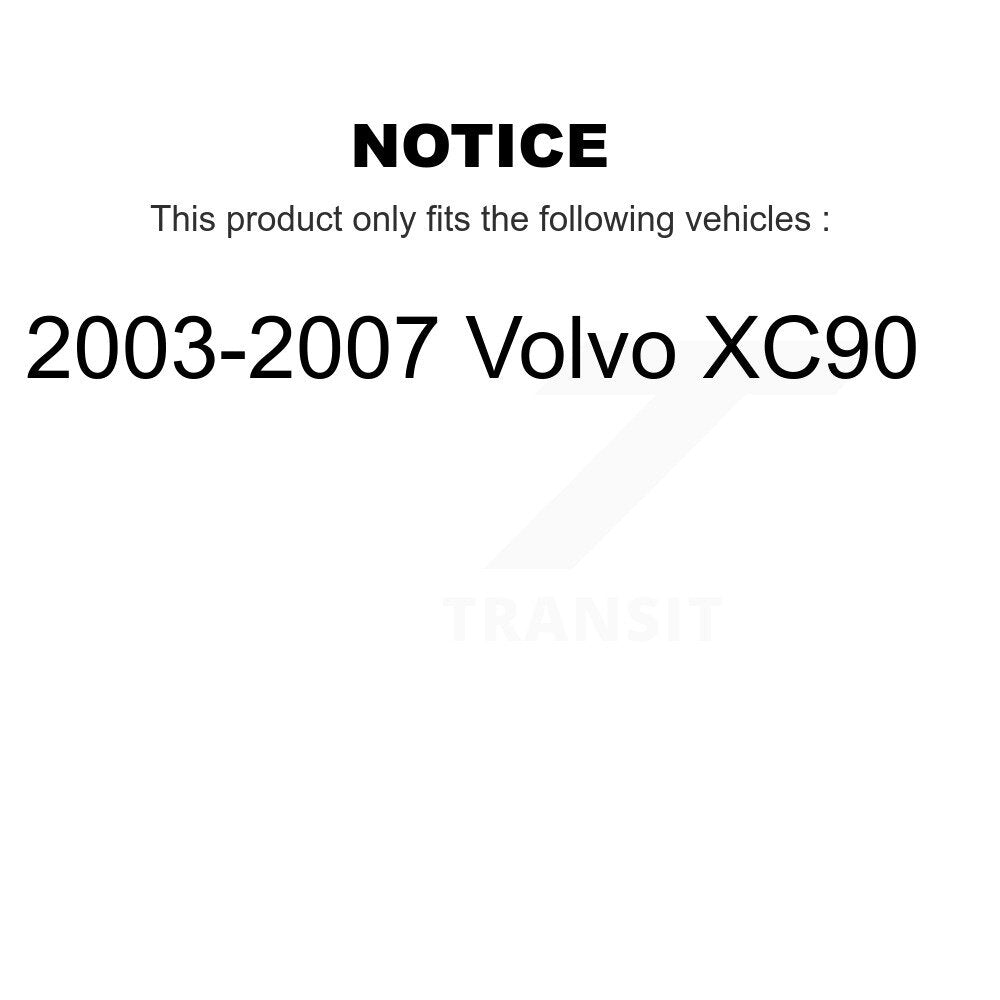 [Arrière] Disque et plaquette de frein pour 2003-2007 Volvo XC90 K8C-104085