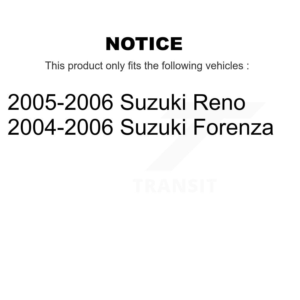 [Arrière] Disque et plaquette de frein pour Suzuki Forenza Reno K8C-104086