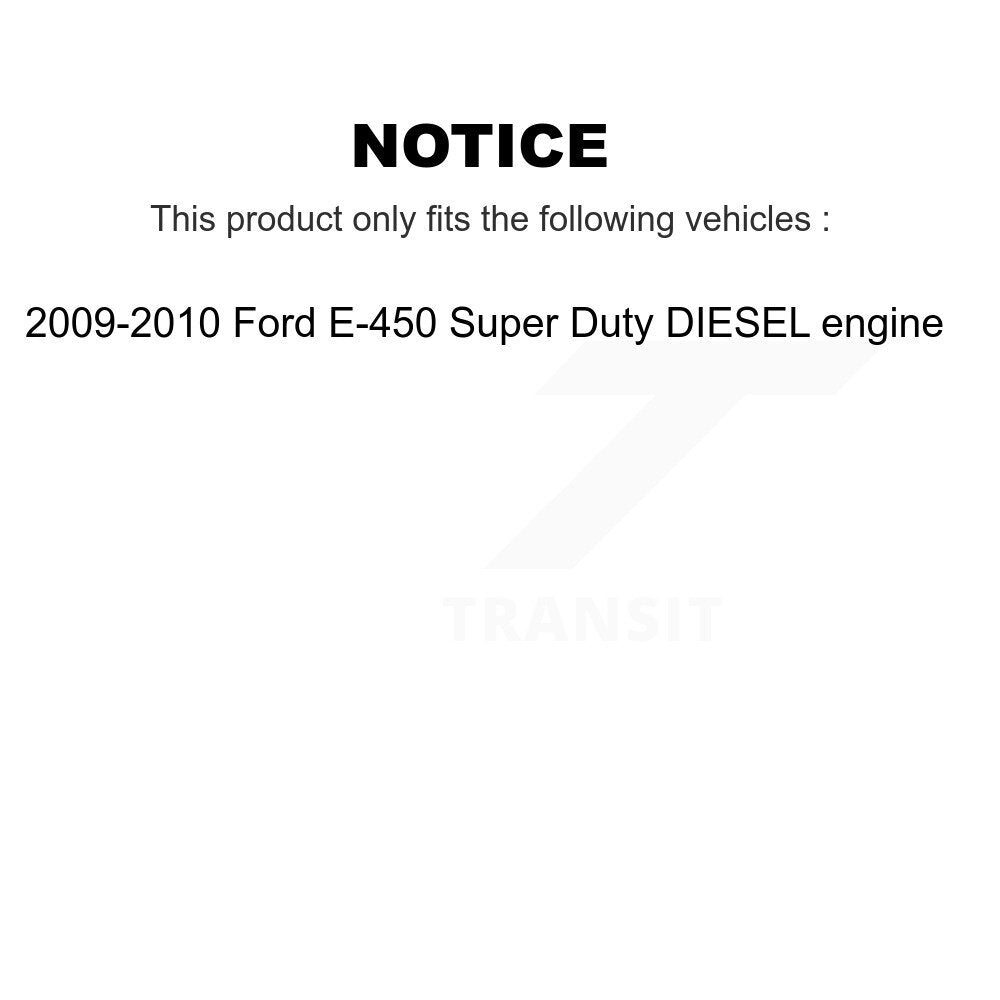 [Arrière] Disque et plaquette de frein pour Ford E-450 Super Duty DIESEL engine K8C-104169