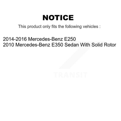 [Arrière] Disque et plaquette de frein pour Mercedes-Benz E250 E350 K8C-104188