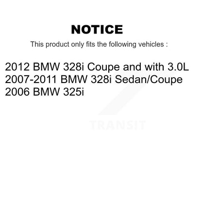 [Arrière] Disque et plaquette de frein pour BMW 328i 325i K8C-104216