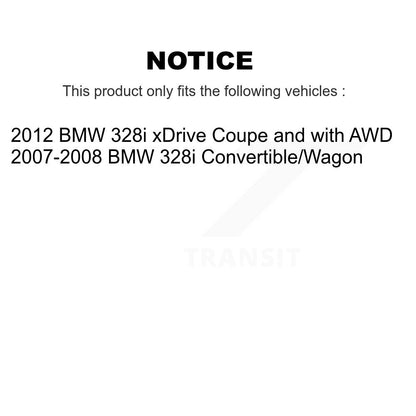 [Arrière] Disque et plaquette de frein pour BMW 328i xDrive K8C-104218