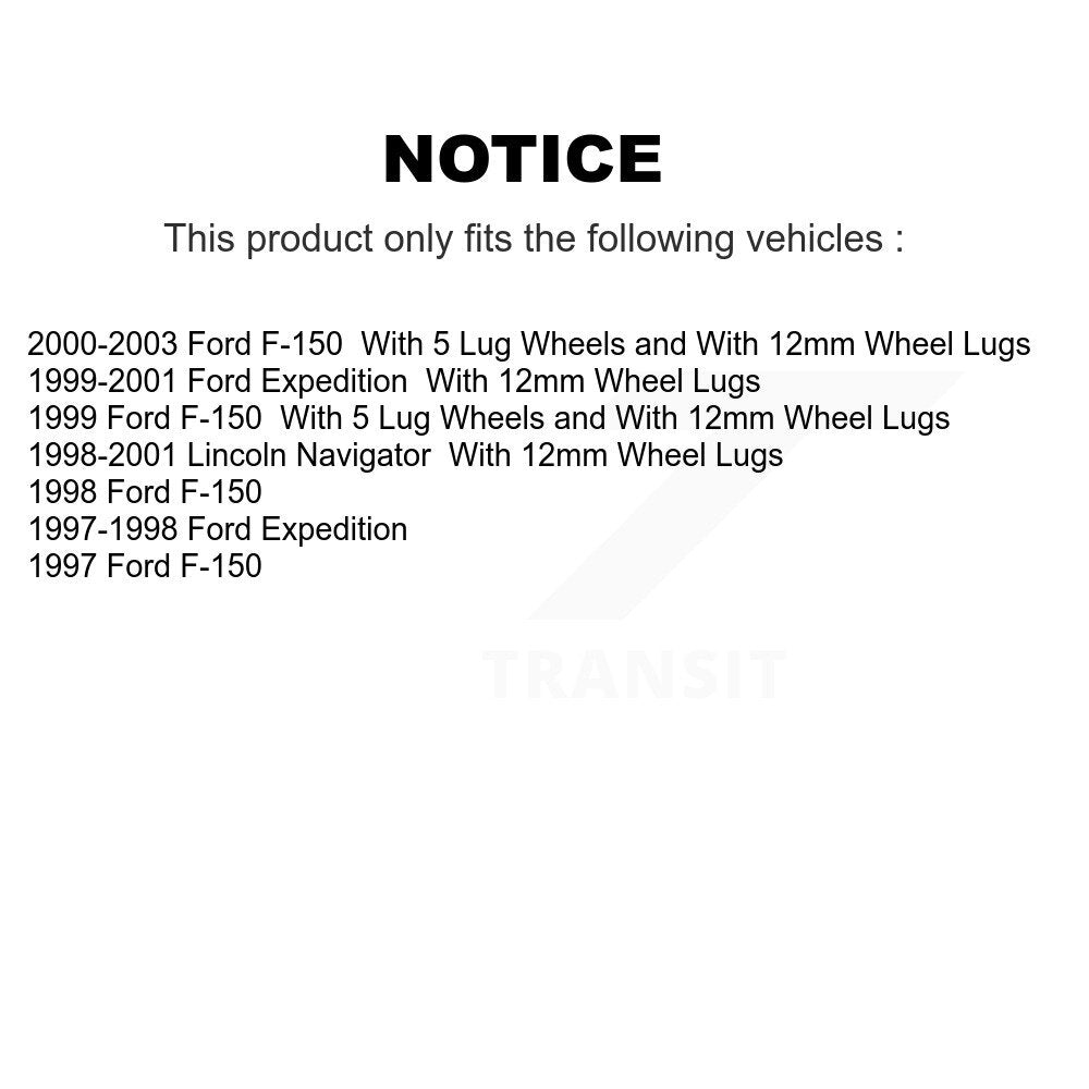 [Arrière] Disque et plaquette de frein pour Ford F-150 Expedition K8C-104317