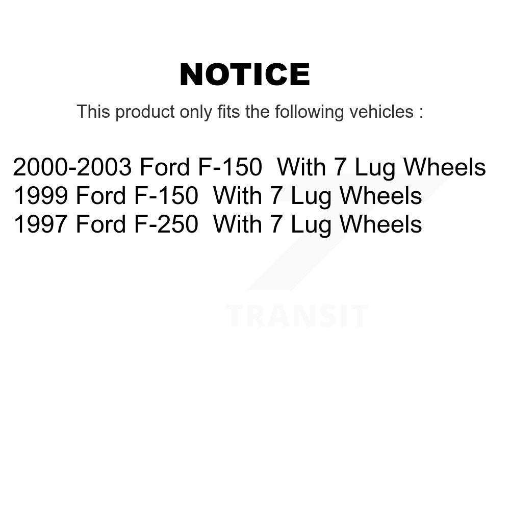 [Arrière] Disque et plaquette de frein pour Ford F-150 F-250 K8C-104318