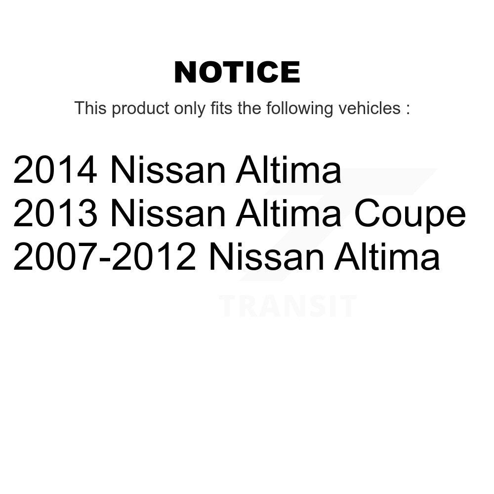 [Arrière] Disque et plaquette de frein pour Nissan Altima K8C-104361