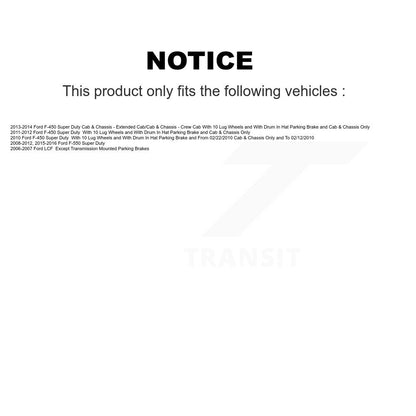 [Arrière] Disque et plaquette de frein pour Ford F-450 Super Duty F-550 K8C-104466