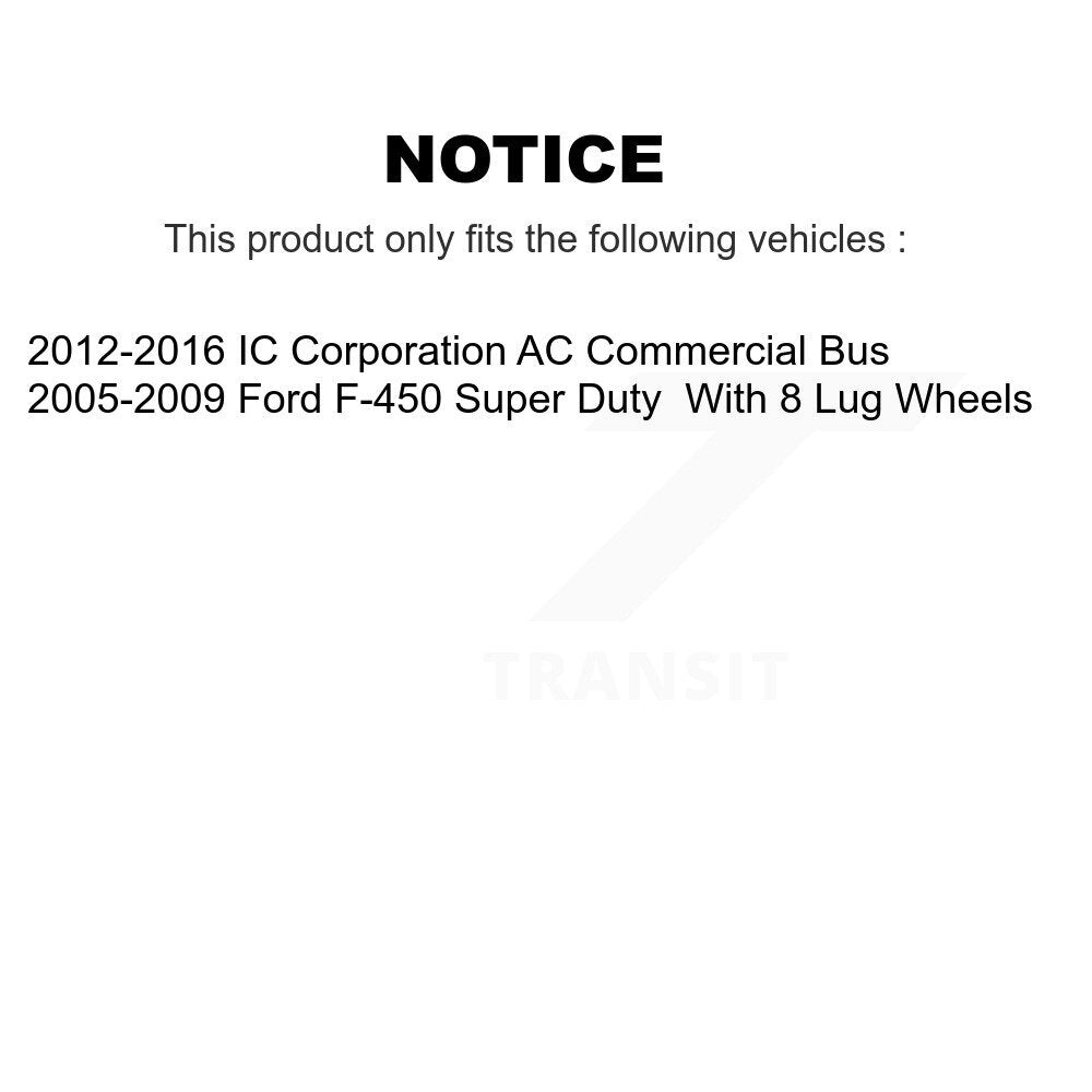 [Arrière] Disque et plaquette de frein pour Ford F-450 Super Duty IC AC K8C-104472