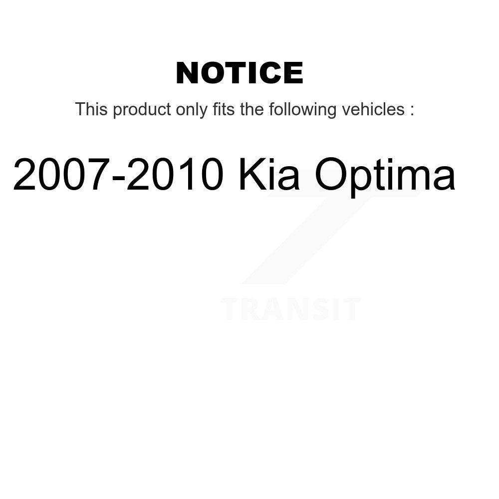 [Arrière] Disque et plaquette de frein pour 2007-2010 Kia Optima K8C-104479