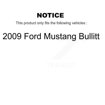 [Avant] Kit de Disque et plaquette (semi-métallique) de frein pour 2009 Ford Mustang Bullitt K8F-100128
