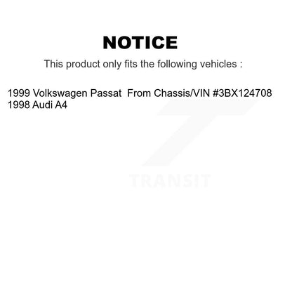 [Avant] Kit de Disque et plaquette (semi-métallique) de frein pour Volkswagen Passat Audi A4 K8F-100279