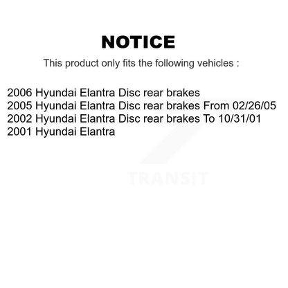 [Avant + Arrière] Kit de Disque et plaquette (semi-métallique) de frein pour Hyundai Elantra K8F-101141
