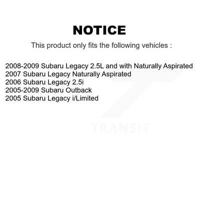 [Arrière] Kit de Disque et plaquette (semi-métallique) de frein pour Subaru Outback Legacy K8F-101803