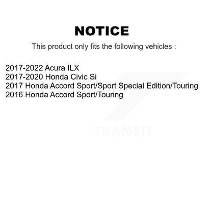 [Avant] Kit de Disque et plaquette (semi-métallique) de frein pour Honda Civic Accord Acura ILX K8F-102251