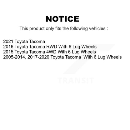 [Avant + Arrière] Kit de Disque et plaquette (semi-métallique) de frein pour Toyota Tacoma K8F-102337