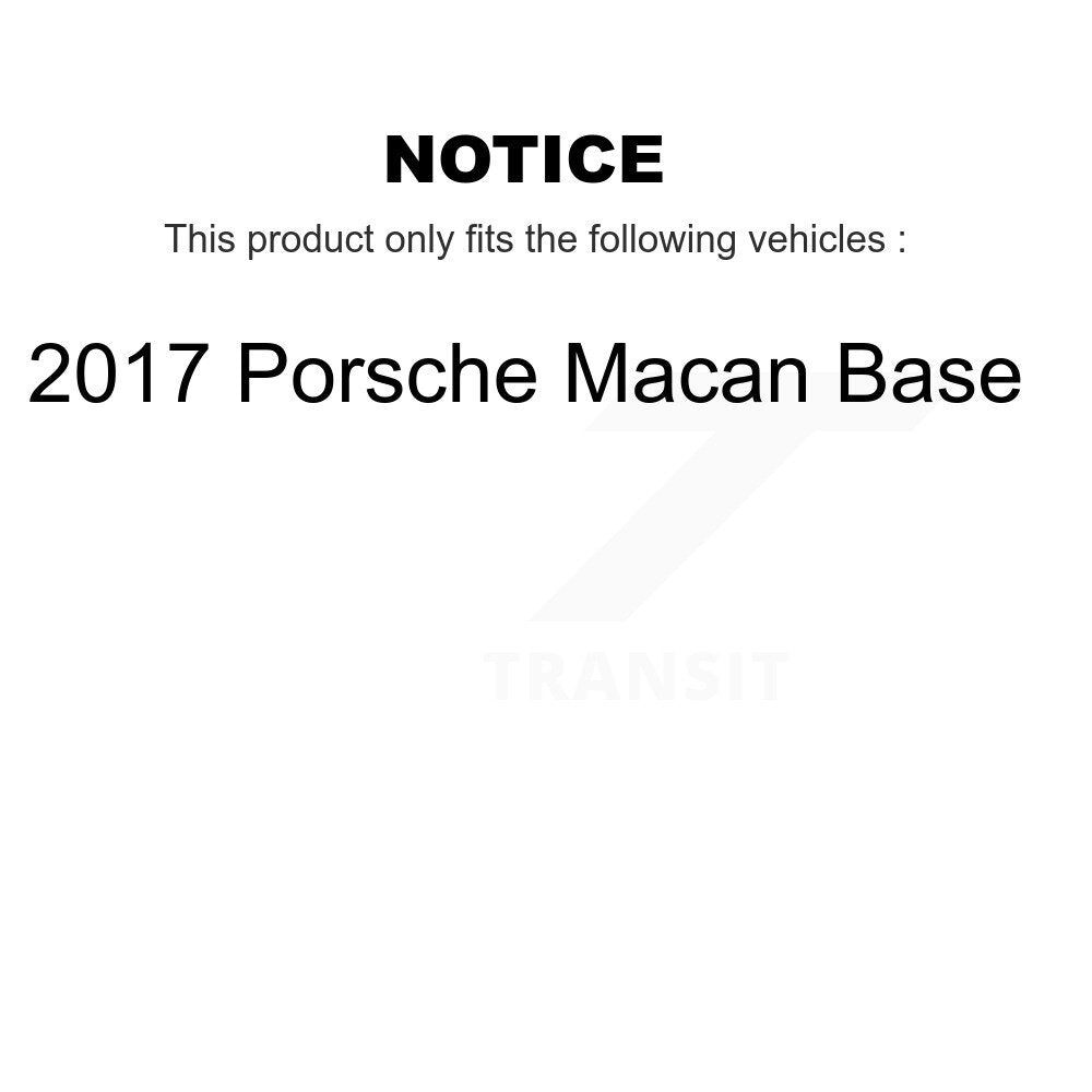 [Avant + Arrière] Kit de Disque et plaquette (semi-métallique) de frein pour 2017 Porsche Macan Base K8F-102730