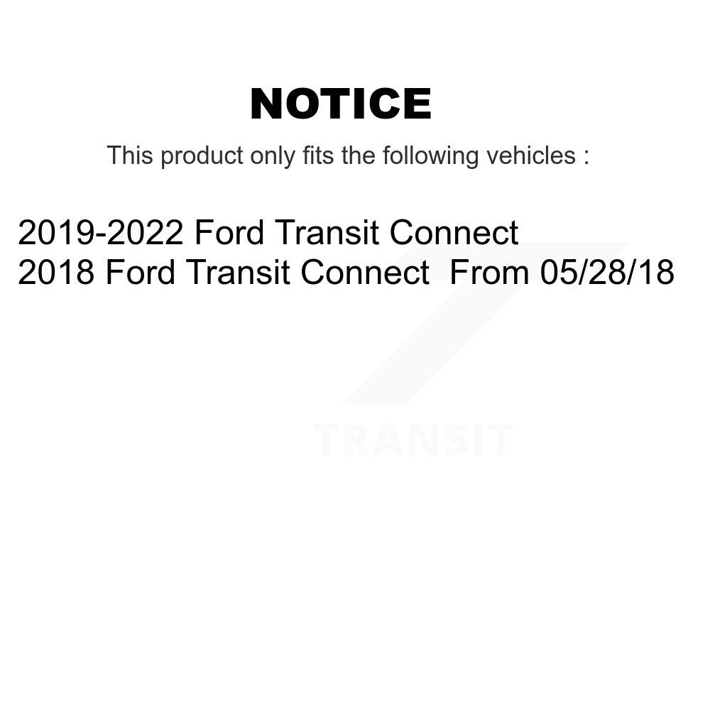 [Avant] Kit de Disque et plaquette (semi-métallique) de frein pour Ford Connect K8F-103448