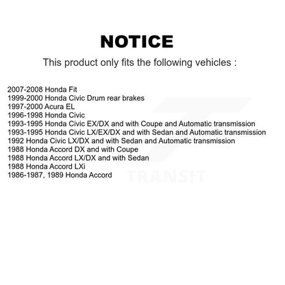 [Arrière] Kit de Tambour de frein pour Honda Civic Fit Accord Acura EL K8N-100094