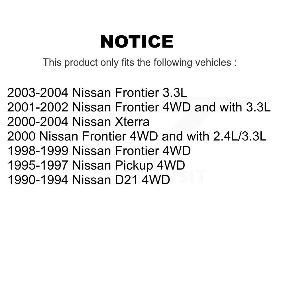 [Arrière] Kit de Tambour de frein pour Nissan Frontier Xterra Pickup D21 K8N-100101
