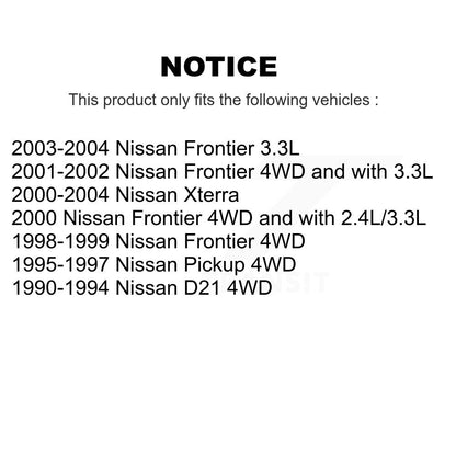 [Arrière] Kit de Tambour de frein pour Nissan Frontier Xterra Pickup D21 K8N-100101
