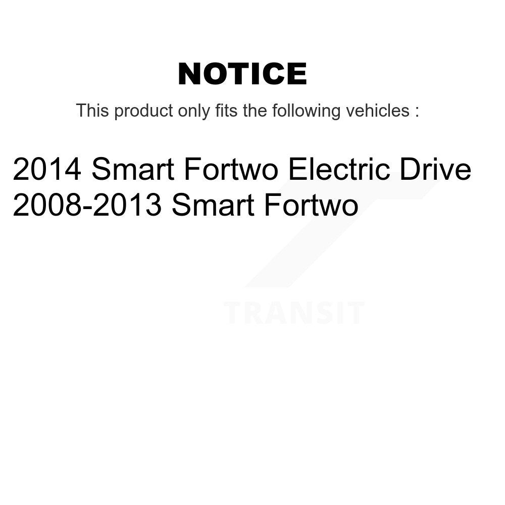 [Arrière] Tambour de frein pour Smart Fortwo K8N-100210