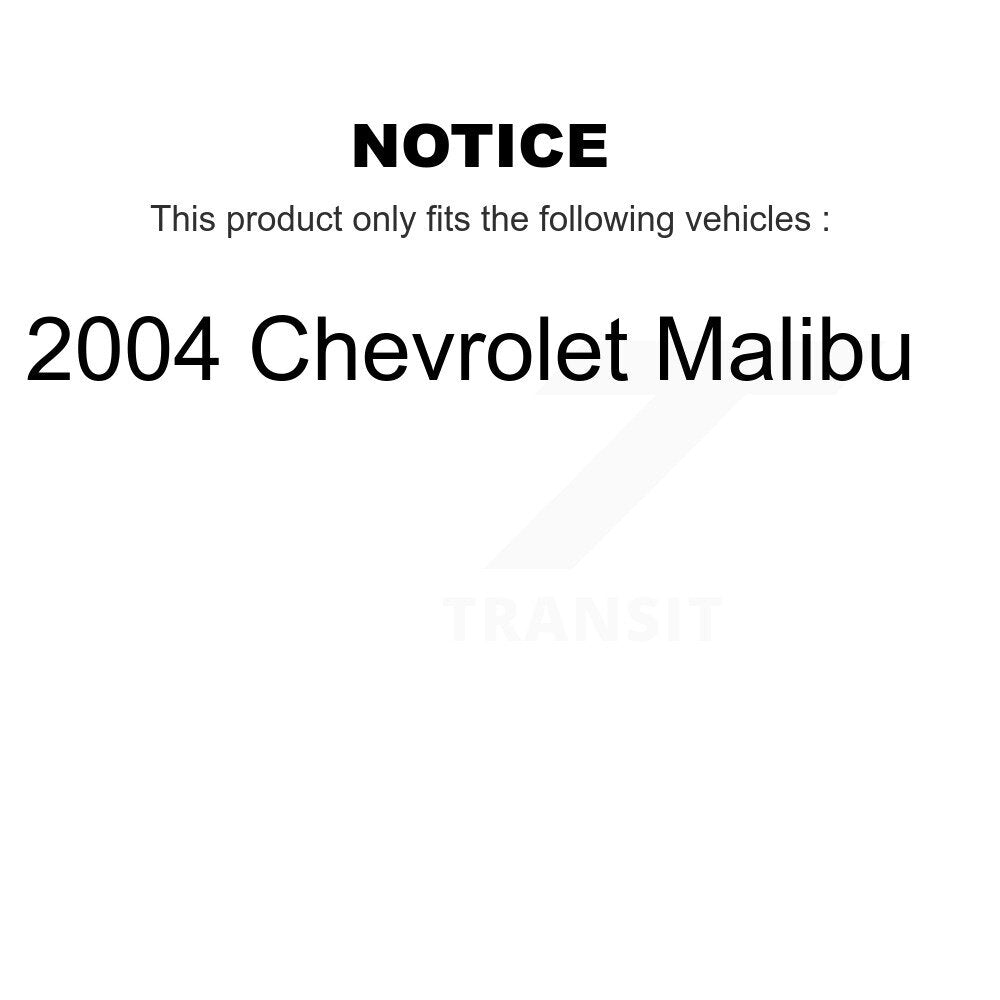 [Arrière] Kit de Tambour de frein pour 2004 Chevrolet Malibu K8N-100227