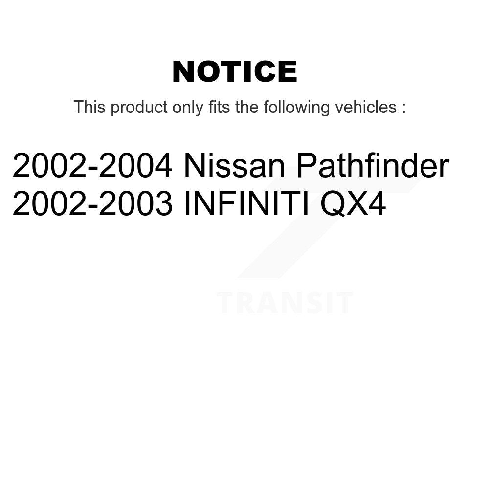 [Arrière] Kit de Tambour de frein pour Nissan Pathfinder Infiniti QX4 INFINITI K8N-100241