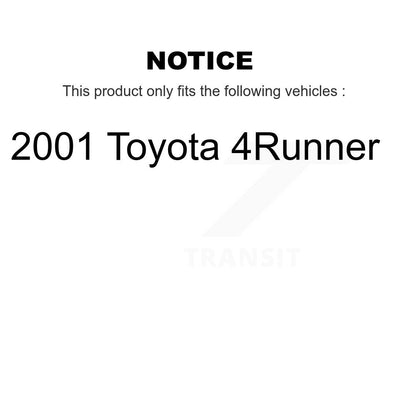 [Arrière] Kit de Tambour de frein pour 2001 Toyota 4Runner K8N-100304