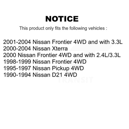 [Arrière] Kit de Tambour de frein pour Nissan Frontier Xterra Pickup D21 K8N-100309