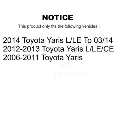 [Arrière] Kit de Tambour de frein pour Toyota Yaris K8N-100377